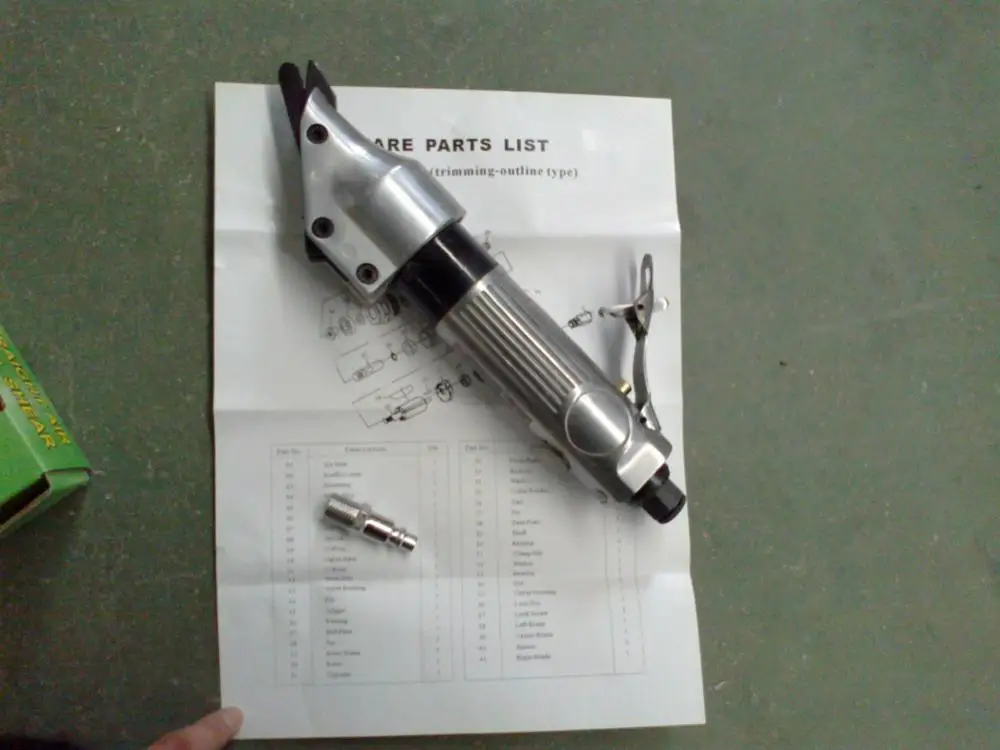 Прямые пневматические ножницы для резки металла и стали