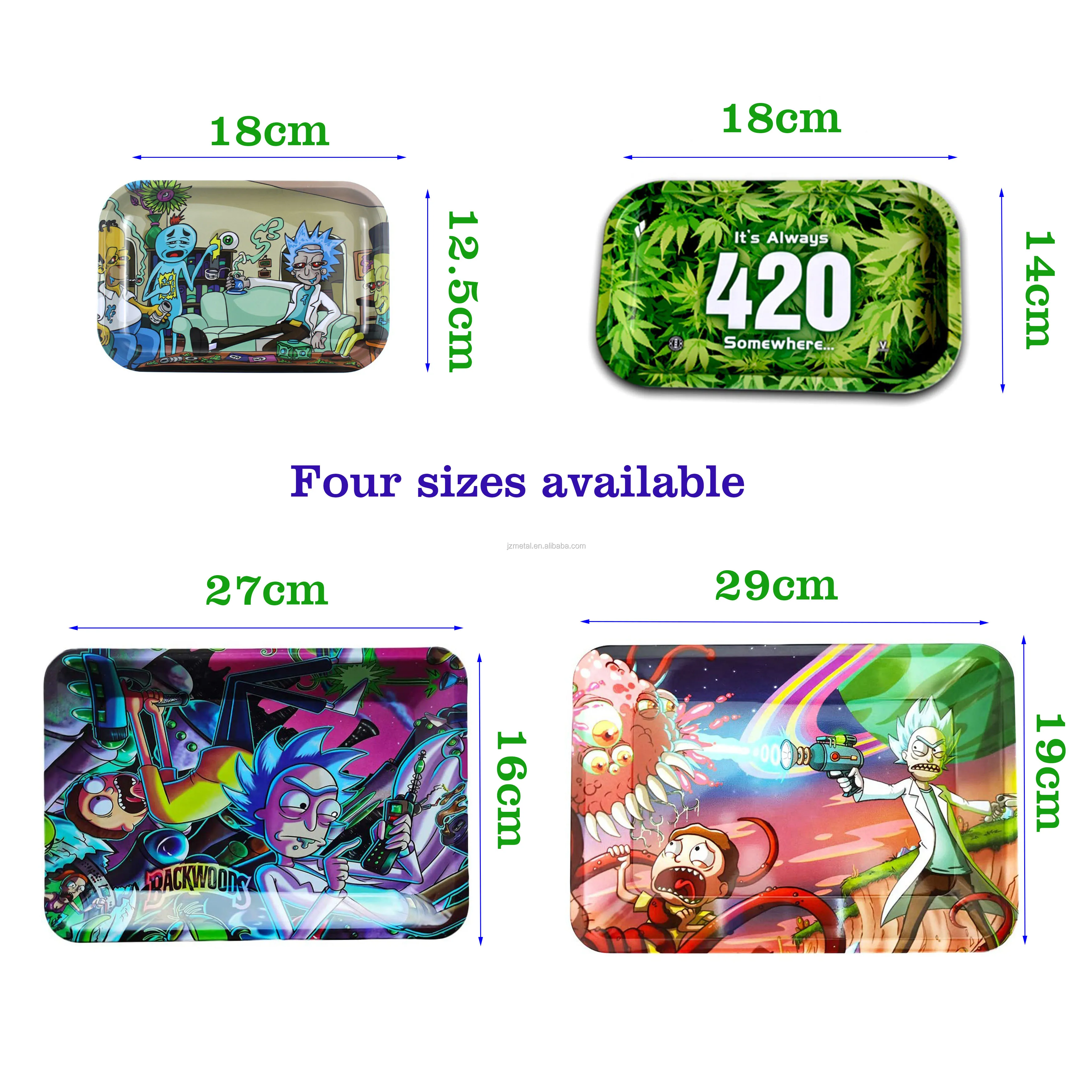 Custom Rolling Tray Smoking, Metal Tray Wholesale, Custom Weed Tray Manufacturer