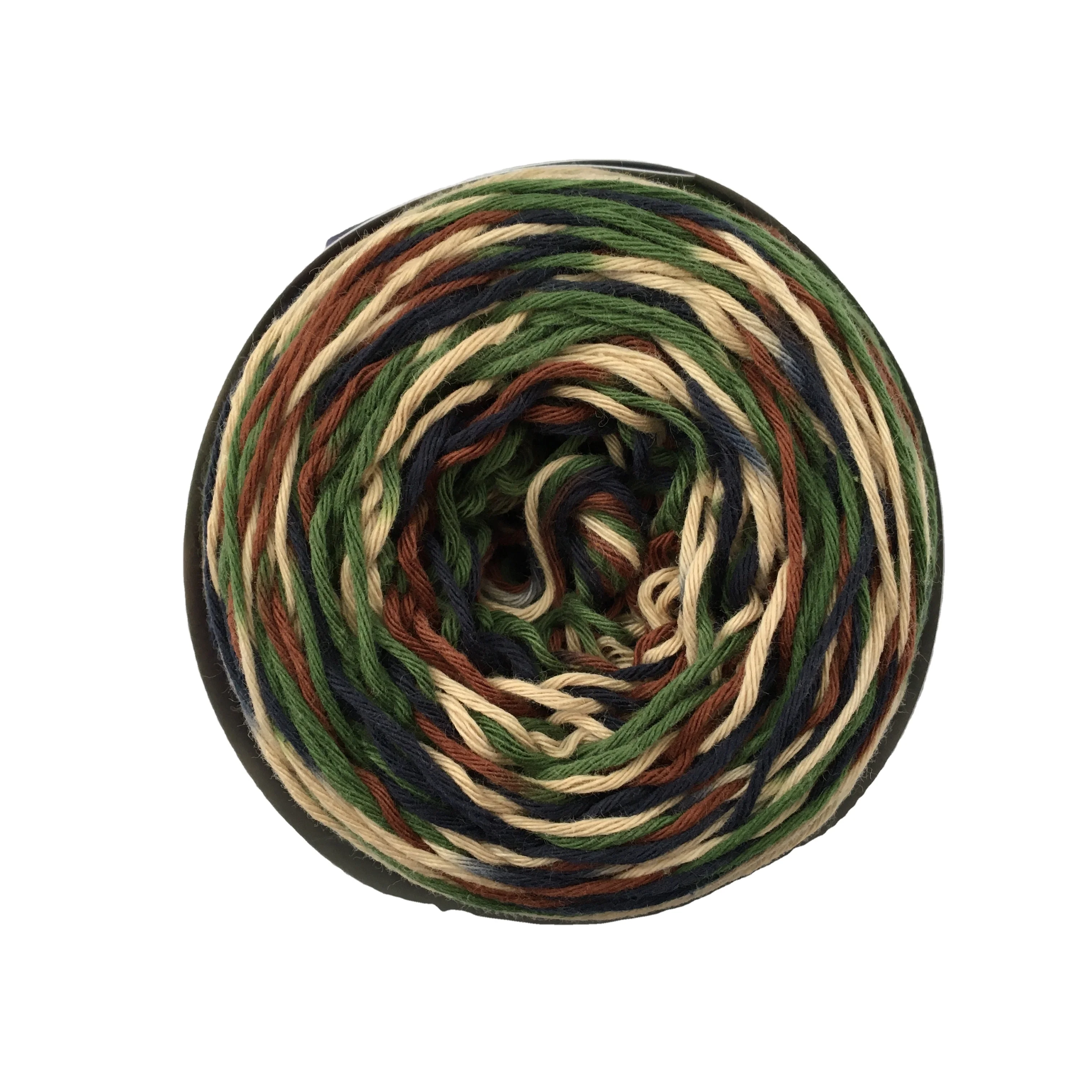 
Dyed Crochet Yarn Bony Cotton Yarn for Knitting Scarf Wool Handmade Yarn 