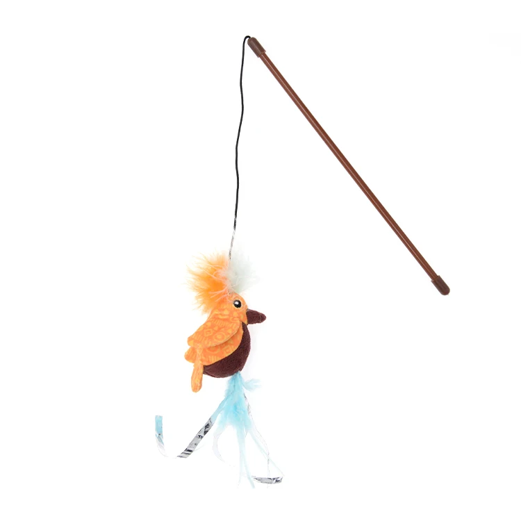 
Adorable Design With Feather Professional Factory Wholesale Hot Selling Owl Cat Teaser Toy 