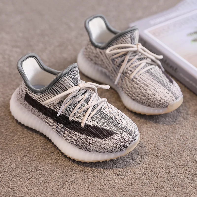 Кроссовки без шнуровки для мальчиков и девочек, модные повседневные прогулочные кеды, для начинающих ходить детей и взрослых