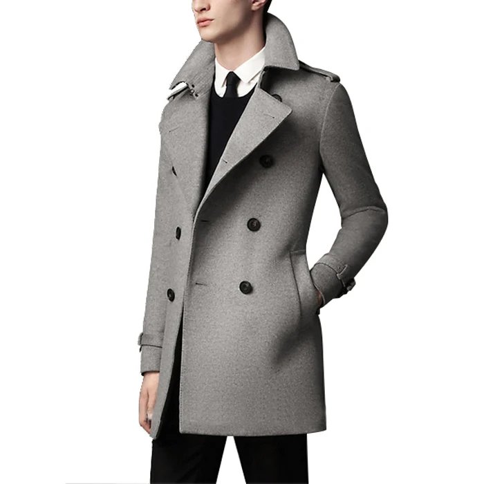 Модное шерстяное зимнее пальто для мужчин BCZ034