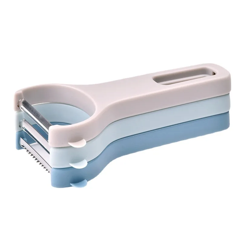 3pcs Set Kitchen Tools Gadgets Multifunctional Swivel Fruit Vegetable Peeler Julienne Carrot Potato Peeler