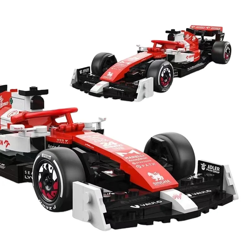 New  MOC Technology Alfa Remeo F1 C42 Block/Block Toy Set, suitable for boys and girls aged 6 and above