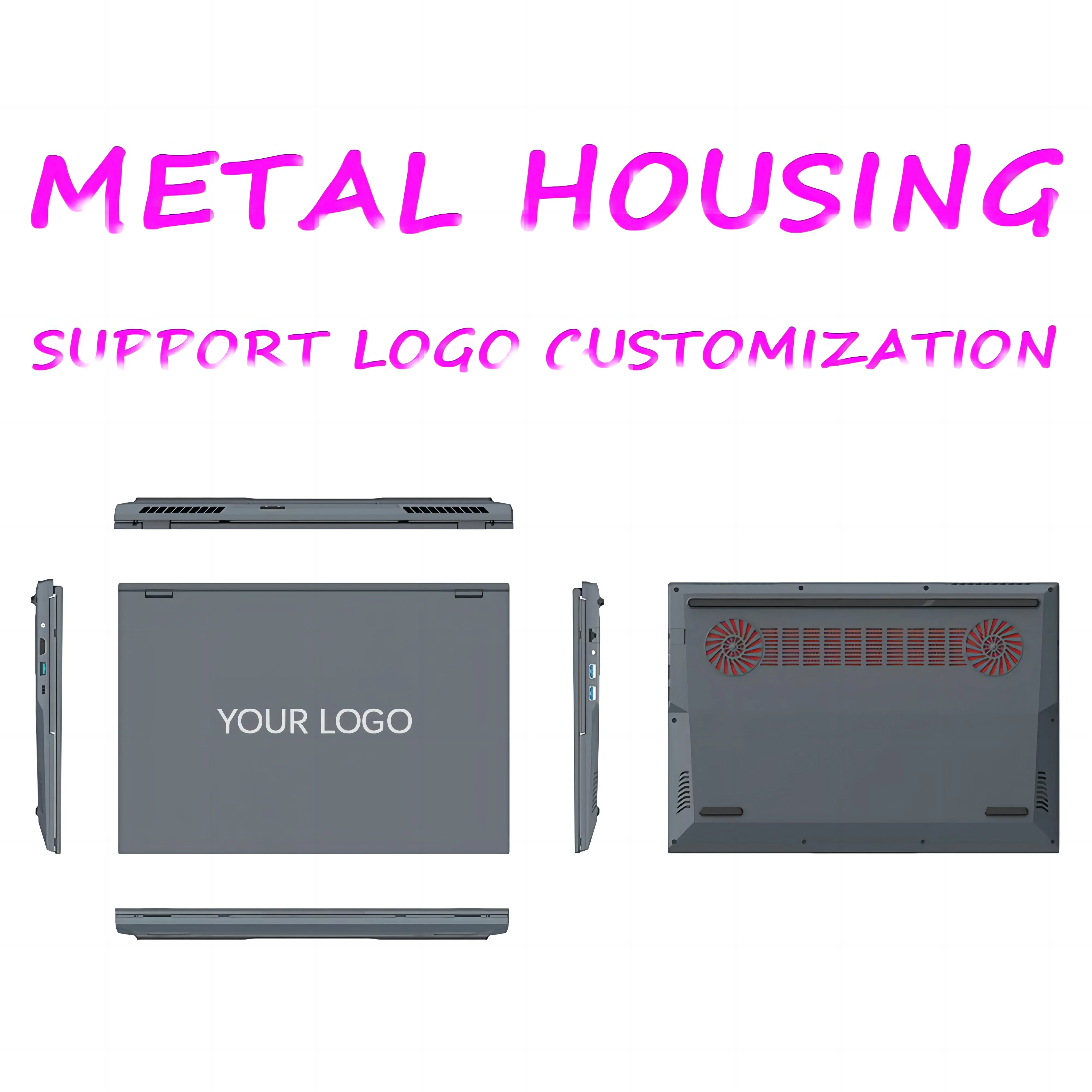 Wholesale Brand New 16 inch Dual Screen Laptop 14inch I7 10750H Support External Graphics card Laptop for Gaming