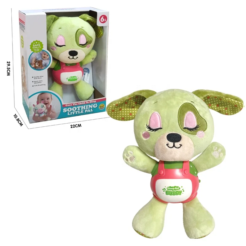 Samtoycn Wholesale Custom Baby Soft Soothing Anime Doll Plushie Toys Stuffed Animal Toy Musical Electronic Plush Toys