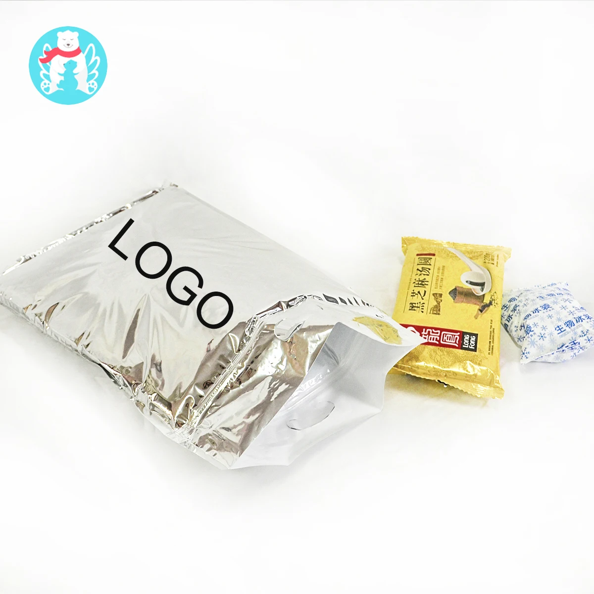 Heating Aluminum Foil Insulation Bag Liners Insulated Cooled Thermal Envelope Bag Liners For Food Packaging