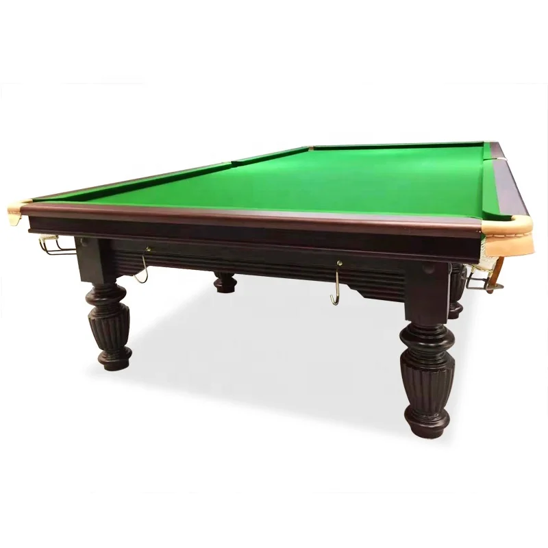 Luxury international standard tournament 12 ft snooker table, solid snooker table for sale