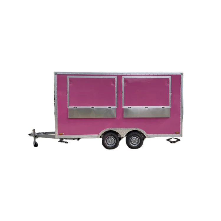 Mobile steamed food cart food truck galvanized truck trailer fo with full kitchen Food & Beverage Shops Retail