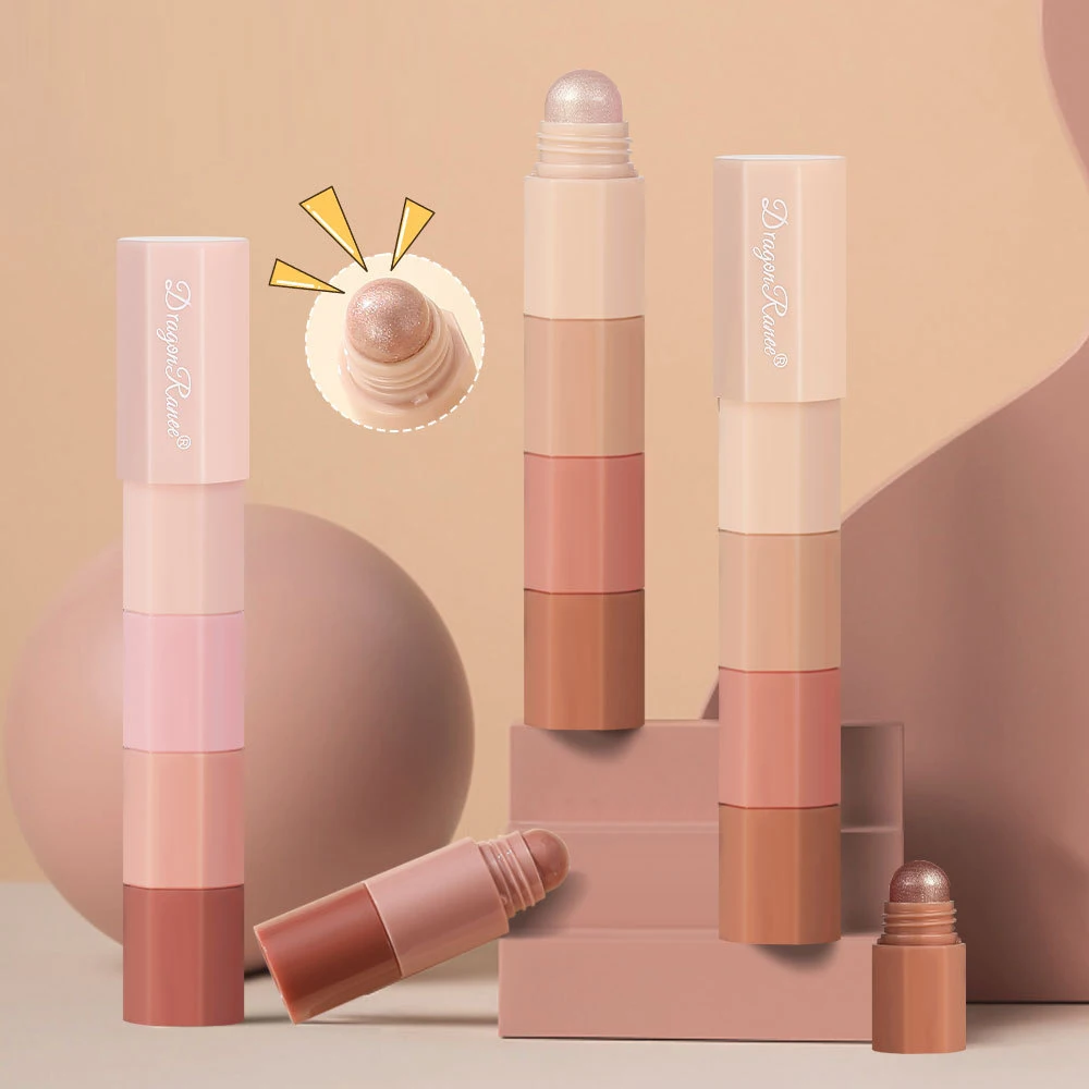 4 in 1 Long Lasting Shimmer Makeup Eye Shadow Stick Waterproof Metallic Glitter Eyeshadow