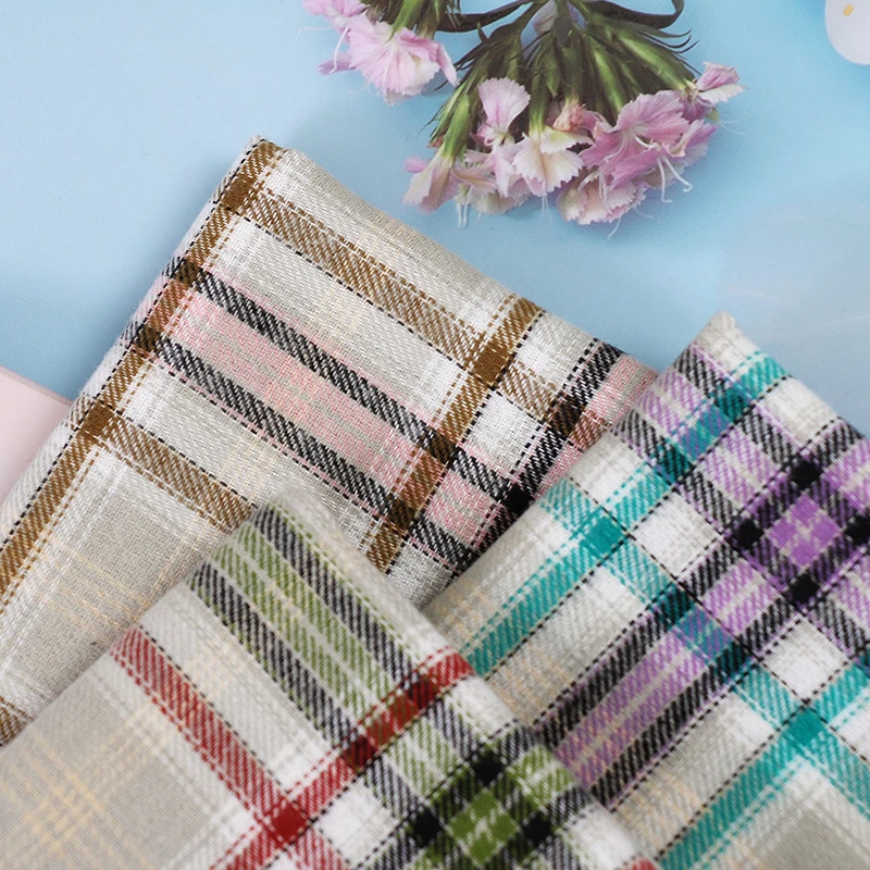 factory stock lot CVC polyester cotton yarn dyed woven flannel check twill shirt fabric and lining for garments