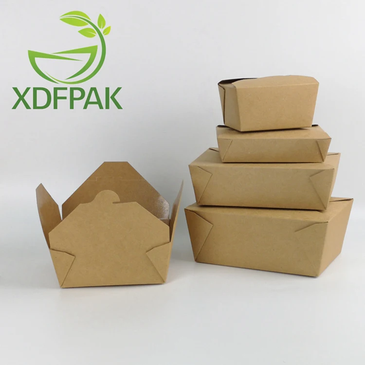Biodegradable cardboard hot food delivery packaging box biodegradable food packaging box hot food delivery box