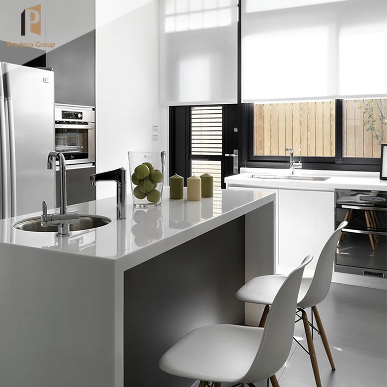 Hot Selling High End Kitchen Cabinet European Style Modern Melamine Kitchen Cabinets Design