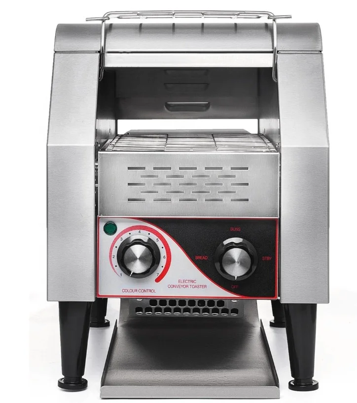 Electric Conveyor Toaster Commercial for Bread Toasting Machine Sandwich Toasters Automatic Bread Slicer Baking Machine