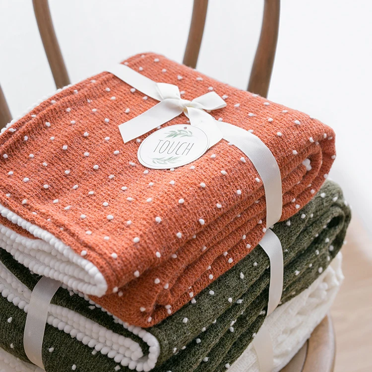 Многослойное жаккардовое одеяло Mulan, мягкое Фланелевое флисовое покрывало, декоративное лоскутное одеяло для офиса, оптовая продажа