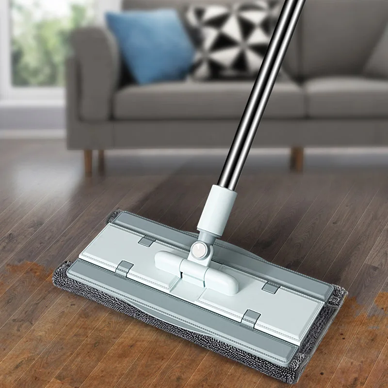 
OEM Factory Direct Selling Household Convenient Popular Flat Mop Cleaning Microfiber Flat Mop 