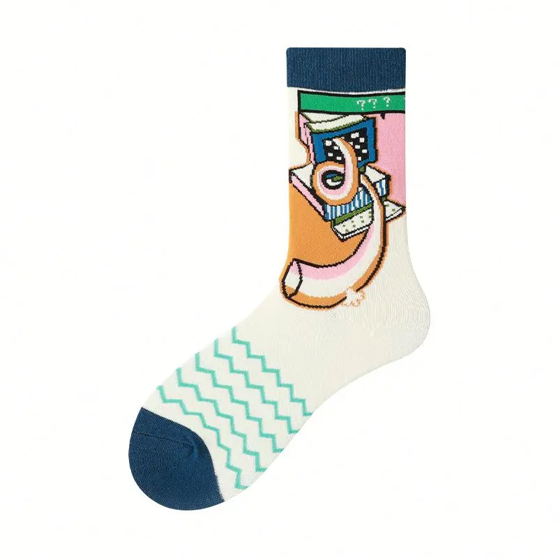 China Factory Wholesale Childhood Game Section Simple Design Cute Socks For Kids Cartoon