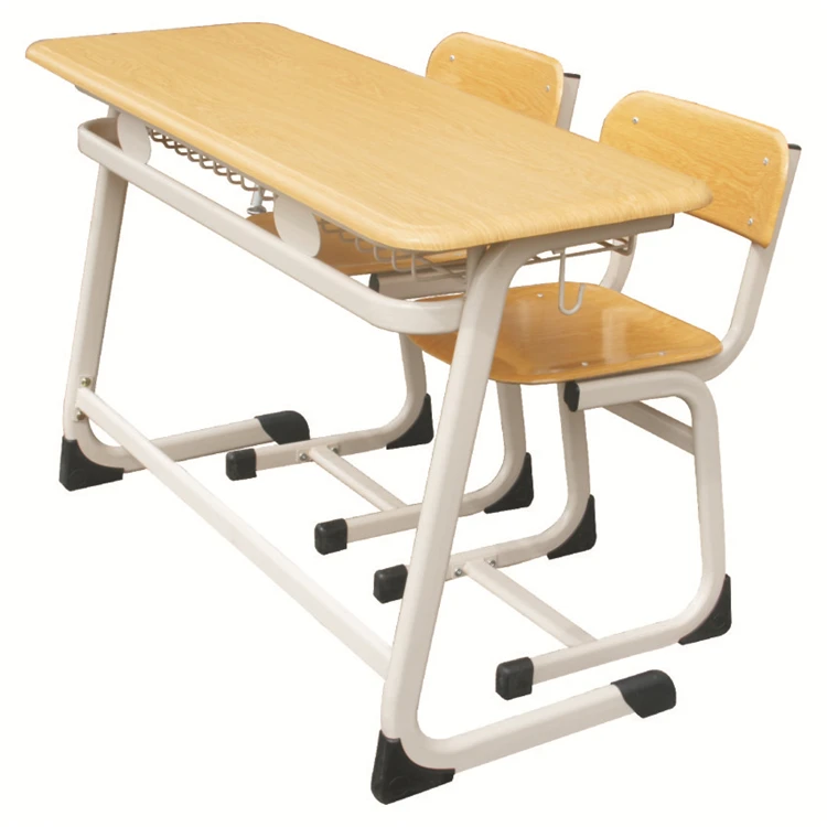 Modern Double Student Desktop Board for School Furniture Solution