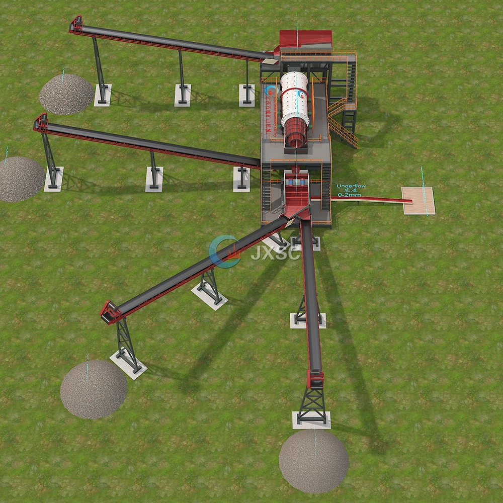 Angola 200tph Mine Processing Gemstone Washing Machine Diamond Production Plant