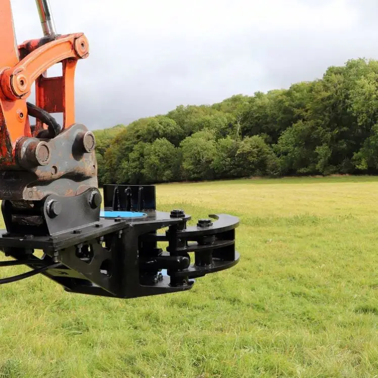 tree shear for excavator tree harvester head forestry