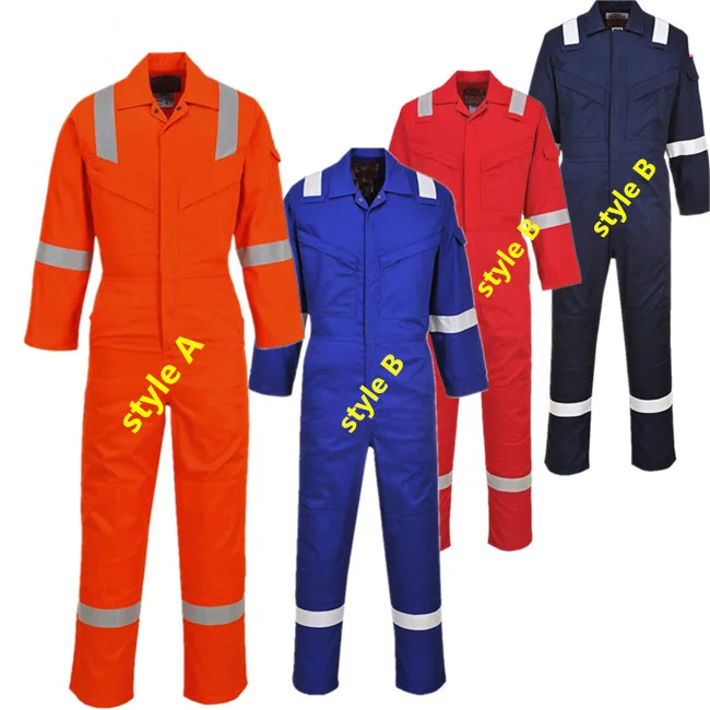 High quality day and night reflective flame-retardant clothing, anti-static marine work clothes