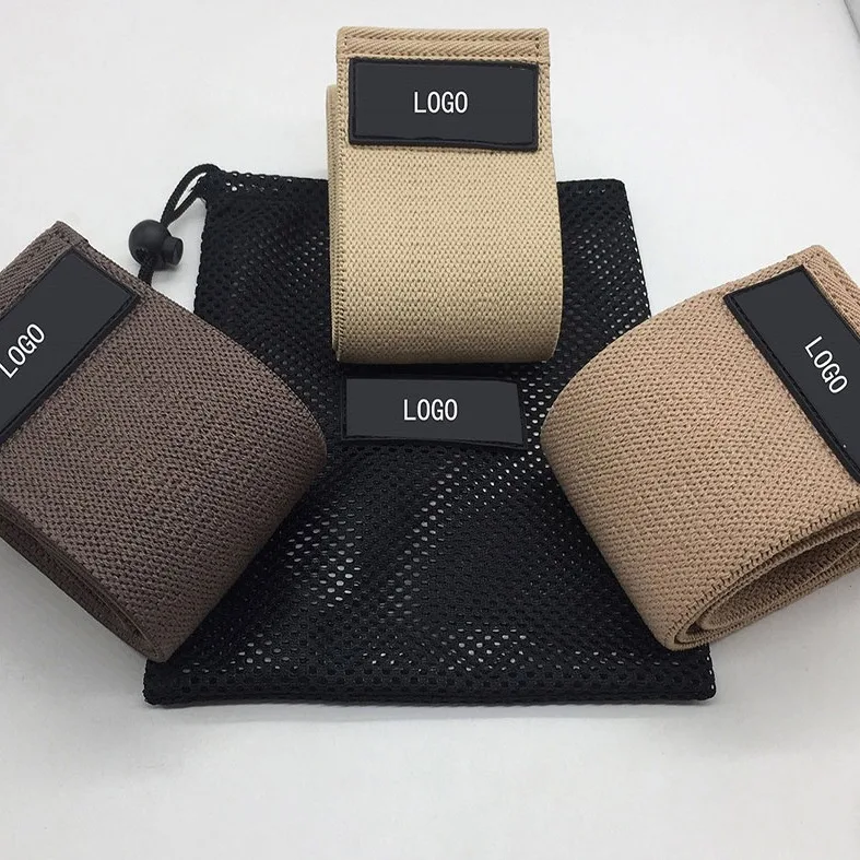 Nude color  hip circle resistance bands fitness workout latex booty bands exercise rubber loop bands