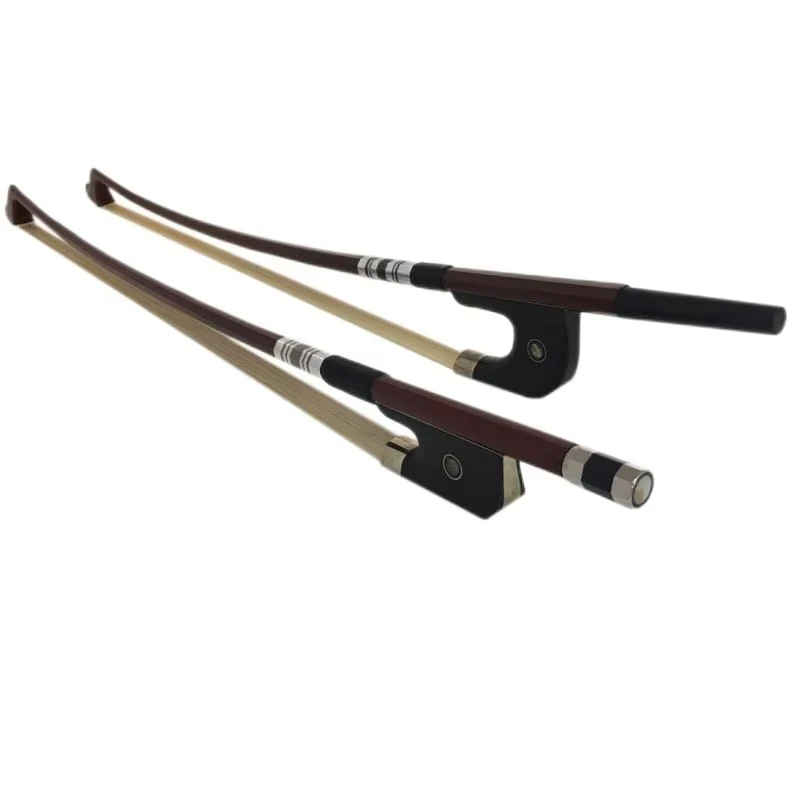 German Style Cello Bow Case Double Bass Bow Box 2-Pack Stringed Instruments Parts & Accessories with Bass Bow Rod Storage Case