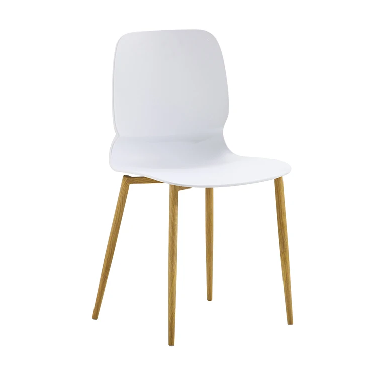 Forman Home Alibaba-Furniture Gold Metal Frame Plastic Dining Chair For Living Room Seating