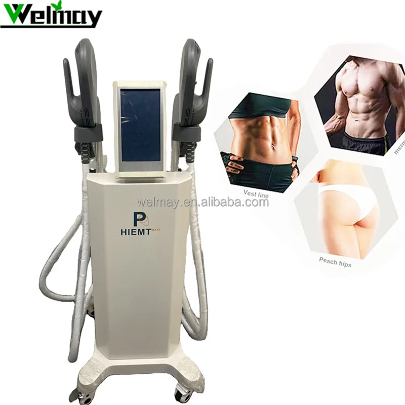 Newest Hot Sale HIEMT Cavitation EMS Fitness Slimming Machine EMS Muscle Stimulation EMS Sculpting System