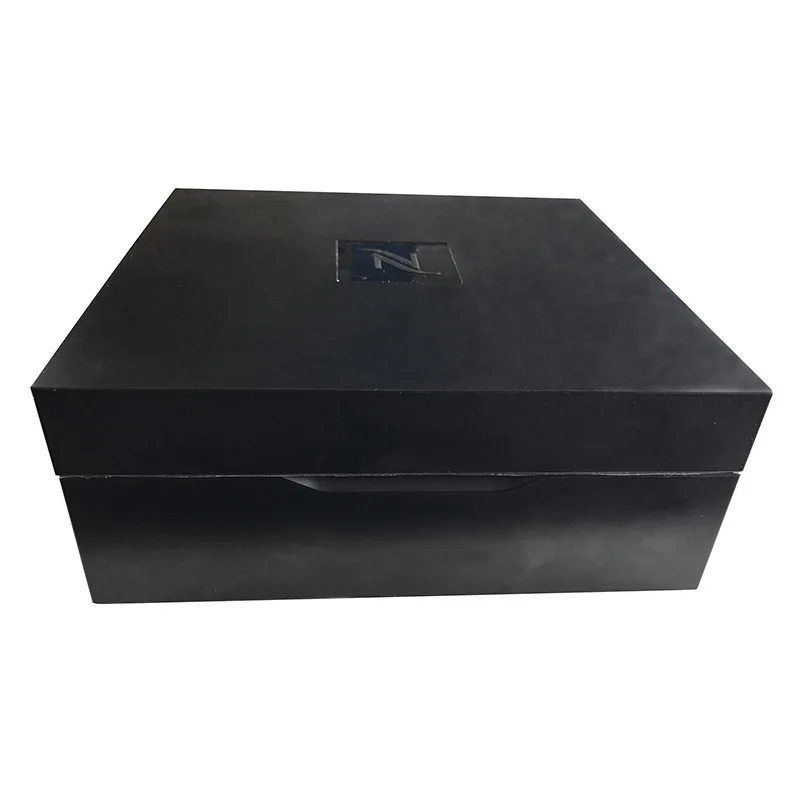 China Factory Wholesale Custom Black Wood Coffee Separate Packaging Box Drip Coffee/powder Box
