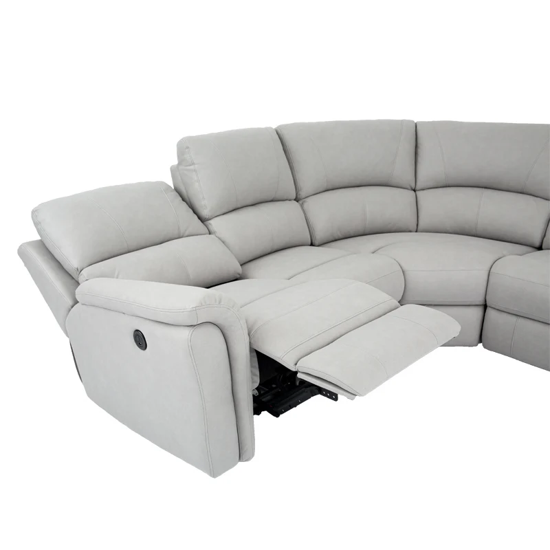 New material leatheaire fabric  multifunctional combination recliner sofa