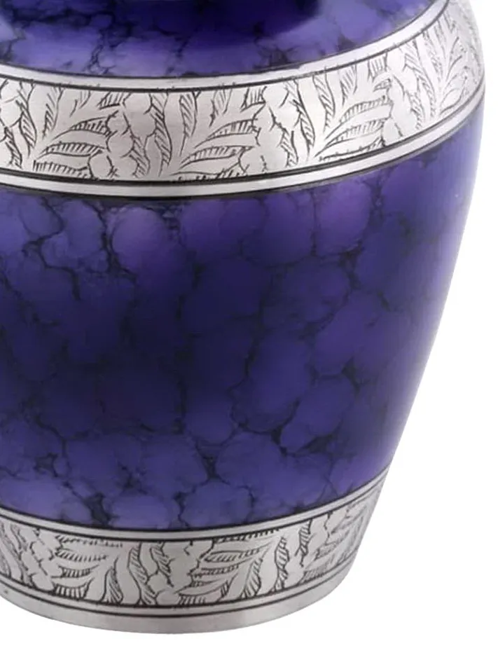 Cloud Cremation Urn - Affordable Metal Urn - Solid Metal Urn for Ashes