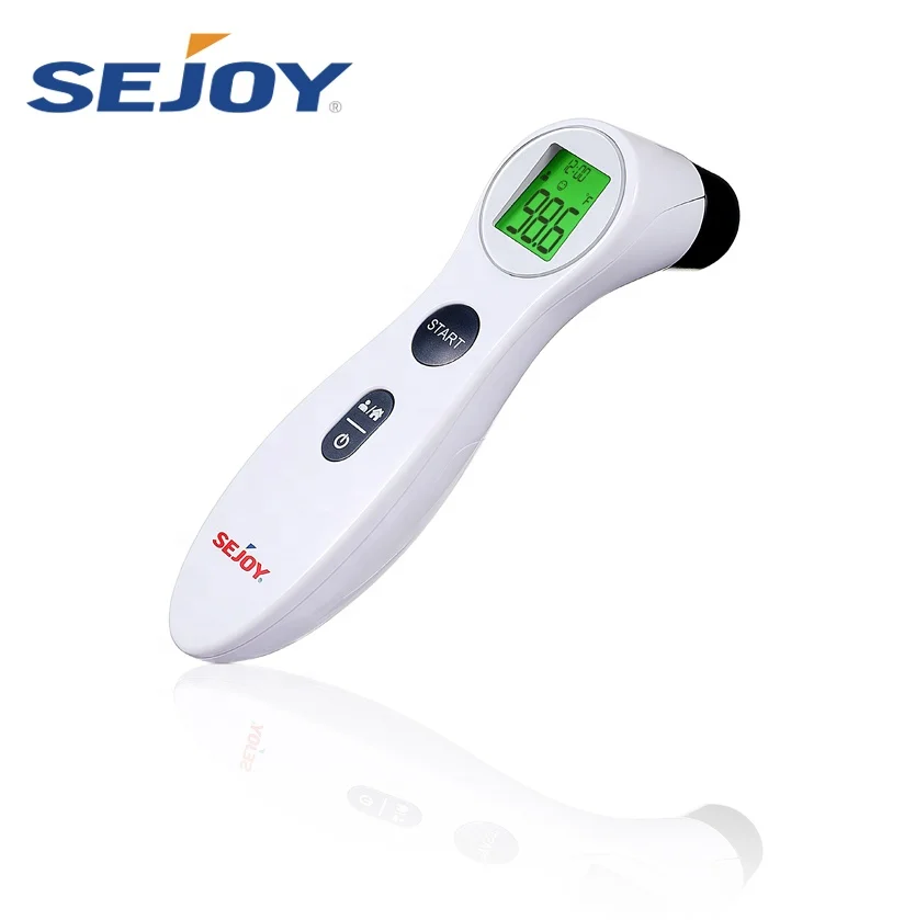 
3 Color Backlight Baby Electronic Digital Infrared Non Contact Forehead Thermometer 