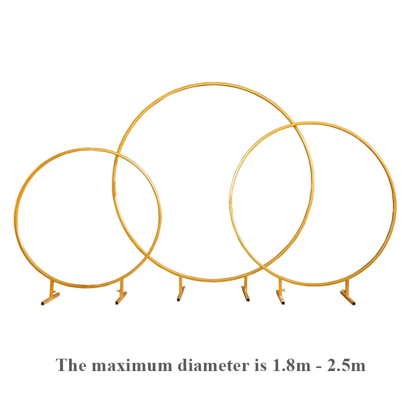 Plant Wall Hanging Shelf Centerpiece Pedestal Artificial Gold Plastic Metal Flower Stand Arch For Wedding