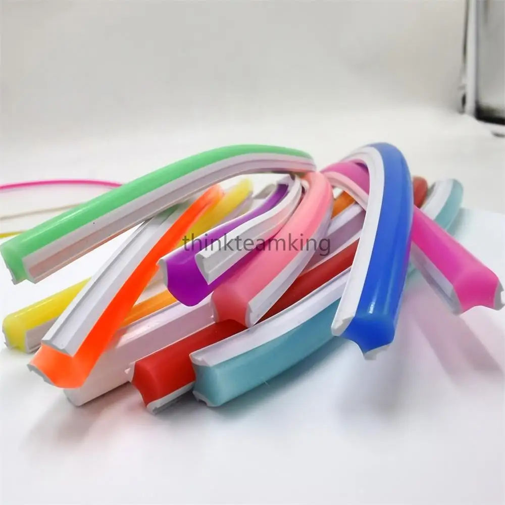 Silicone neon light cover flexible tube 6mm for 12v led strip light Advertising Word Modeling Decoration