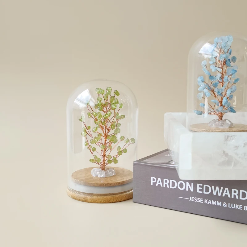 2022 hot sale crystal wishing tree, decorative crystal trees, natural crystal tree for room