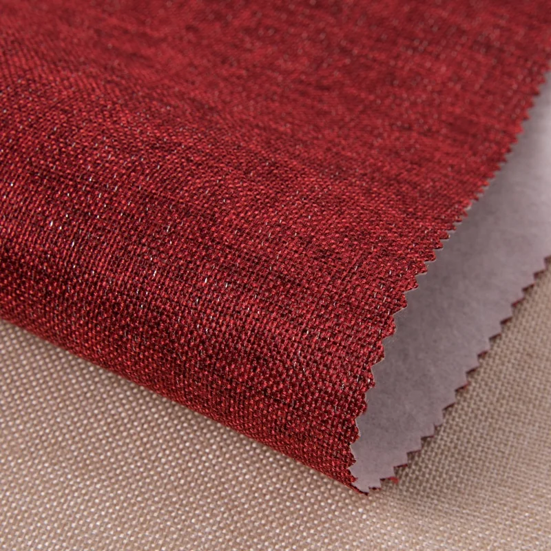Thickened high-grade seamless linen wallpaper silver wire simple modern solid color bedroom living room project hotel wall cloth