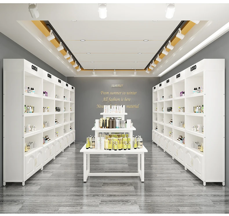 Boutique Cosmetics Display Cabinets Free Combination Supermarket Display Shelves Multilayer Maternal And Child Products Shelves