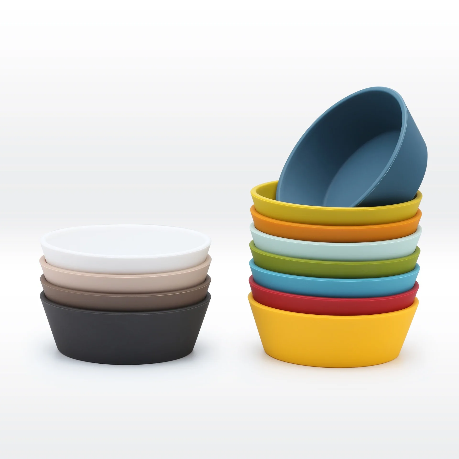 Custom Food Grade Fruit Kids Suction Feeding Plate Cutlery Tableware Baby Silicone Bowl