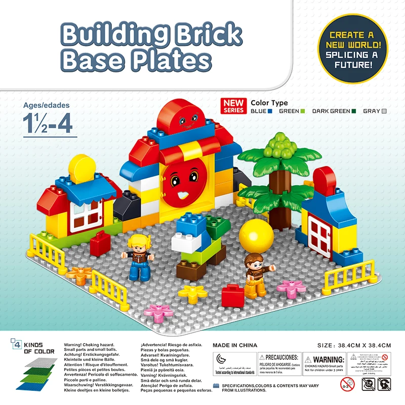  24x24 точки Duplo креативная игра большая Строительная пластина набор оснований для