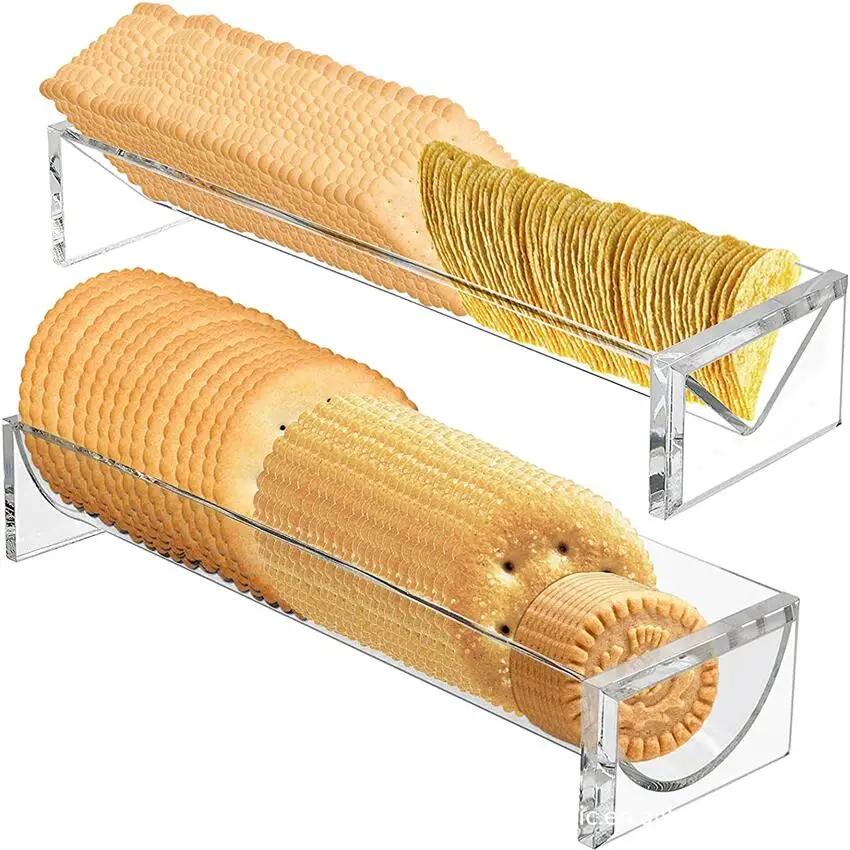 Acrylic Cracker Serving Tray Macaron Display Tray