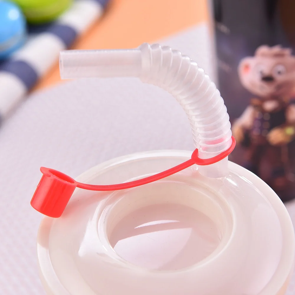 Wholesale 500ml IML Smart Design Cartoon-Colored Tumbler Long Drinking Hard Plastic Cup with PP Lid and Straw for Water Usage