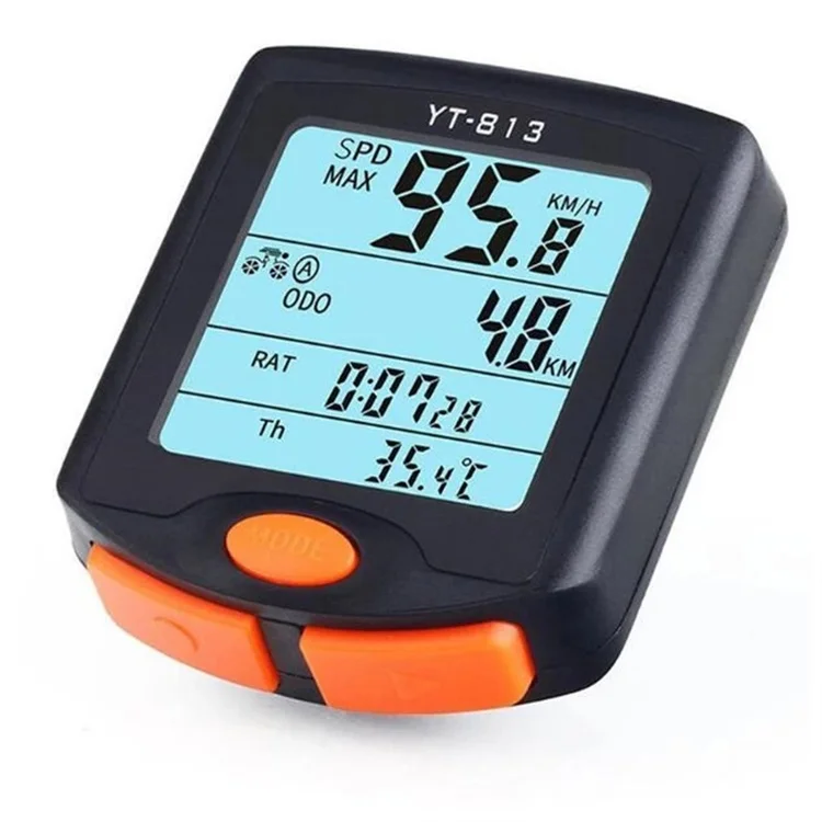 
SOBO YT-813 Bike Speed Meter Digital Bike Computer Multifunction Waterproof Sports Sensors Bicycle Computer Speedometer 