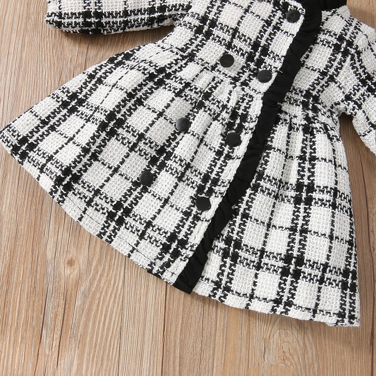 Wholesale  Autumn And Winter Cute Casual Baby Girl Overcoat 0-3T Toddler Girl Fashion Warm Baby Girls Overcoat