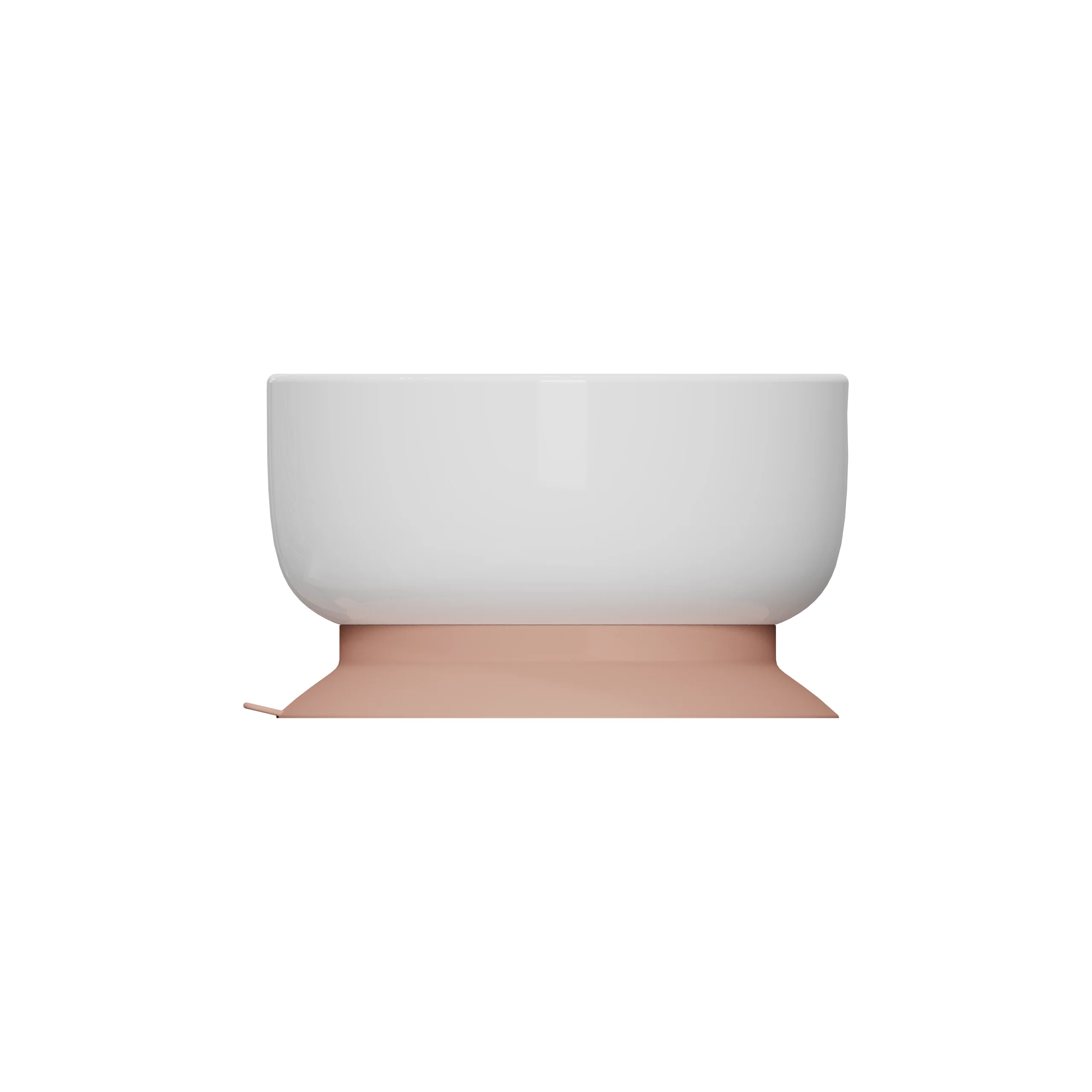 New Product Ideas 2025 Kids Ceramic Dinnerware White Anti-slip Bowl Baby Ceramic Porcelain Dinnerware With Silicone Suction