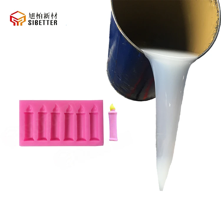 Platinum cure Liquid Raw Material Silicone Rubber for Candle Mold making Candle Moulds Making Sibetter XB-625#