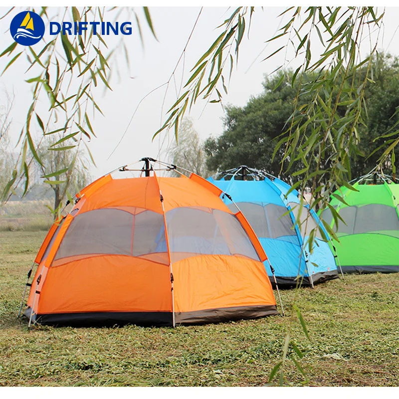 
Comfortable Portable Waterproof Folding Permanent Outdoor Camping Canopy Canvas Safari Tents For 1-2 People 