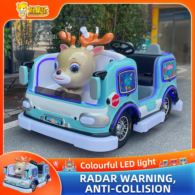 Best Price Amusement Equipment Ride Bumper Car Battery Powered Kids Bumper Car Kid Game Machine Parent Child Rides For Sale