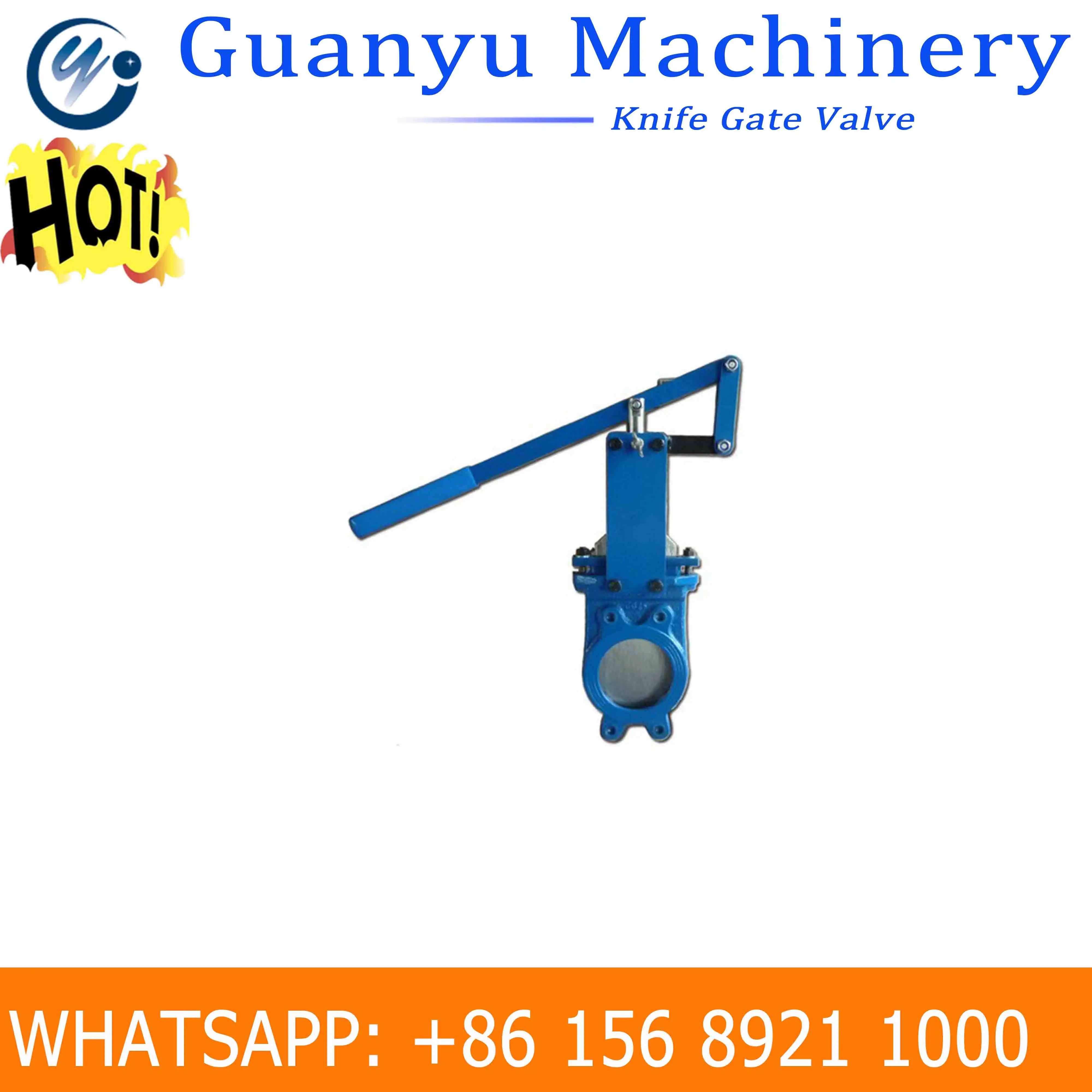 Ductile Iron or Cast Iron Ggg40 and Ggg50 Industrial Knife Gate Valve for Rising Stem