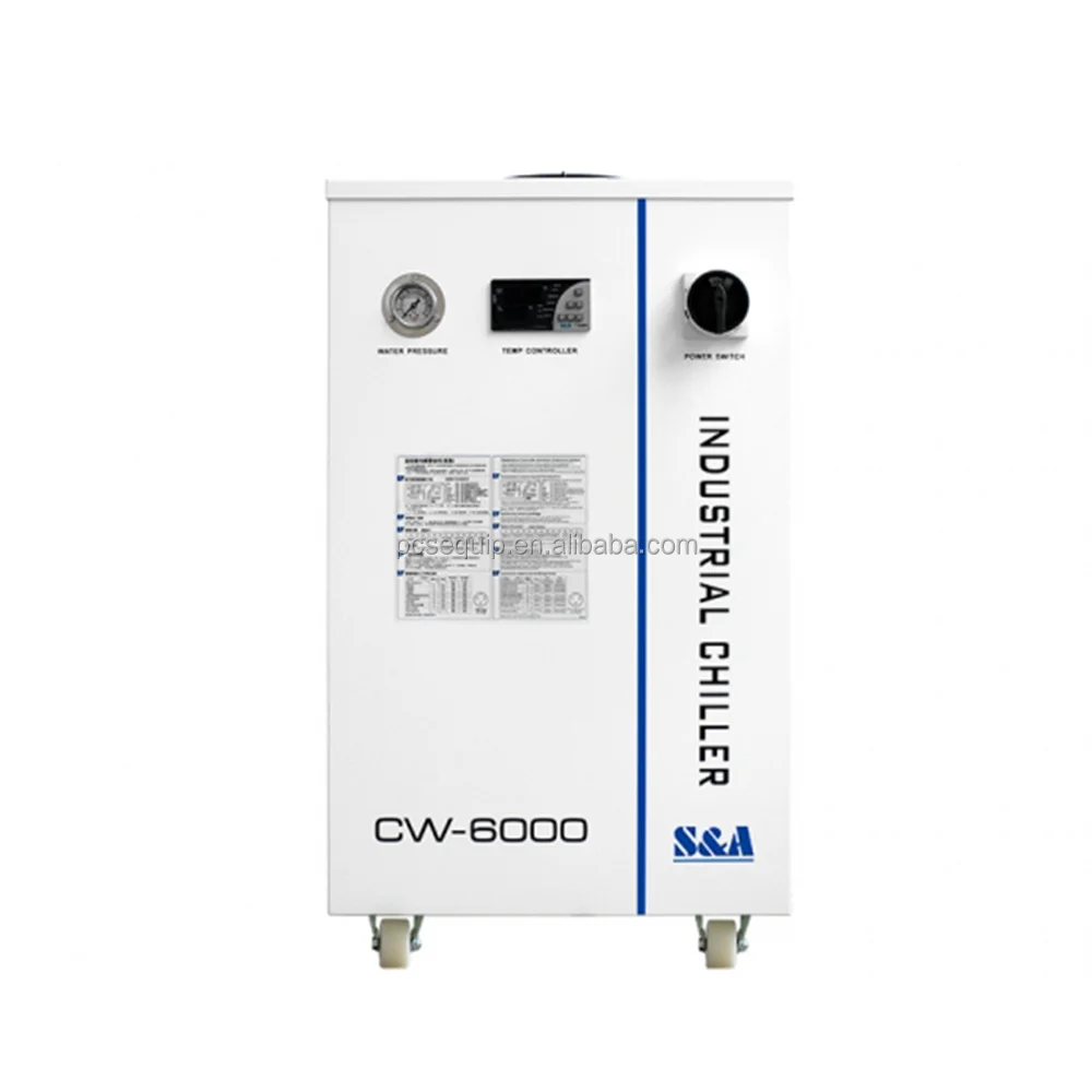 Охладитель воды CW6000 промышленный охладитель Промышленный Лазерный для co2 130 Вт 150 180 200 300 лазерный станок резки